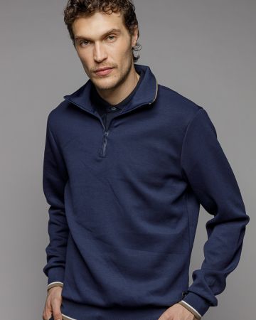 BLUE MEN'S SWEATER 1D25FW4096LS0701