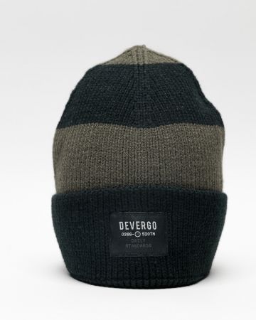 BLACK MEN'S KNITTED CAP 1D25FW8014HA1100