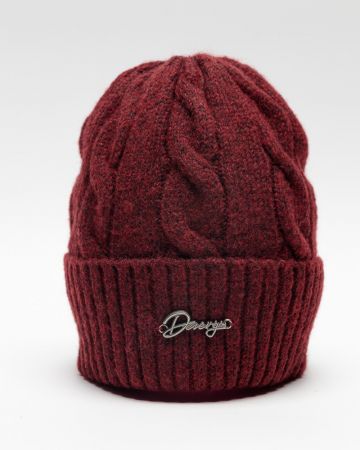 BORDEAUX WOMEN'S KNITTED BEANIE 2D25FW8507HA1101