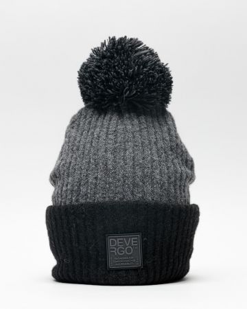 GREY MEN'S KNITTED CAP 1D25FW8013HA1100