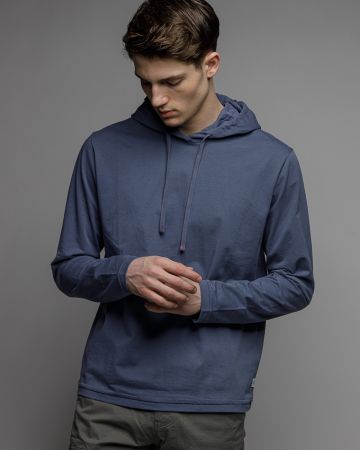 BLUE MEN'S LONG SLEEVE T-SHIRT 1D26SS4004LS0105
