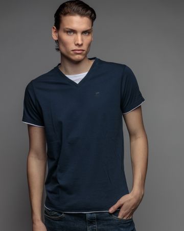 BLUE FÉRFI RÖVID UJJÚ PÓLÓ 1D26SS4055SS0105