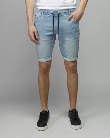 BLUE MEN'S JOGJEANS SHORTS 1D26SS1133MP7170